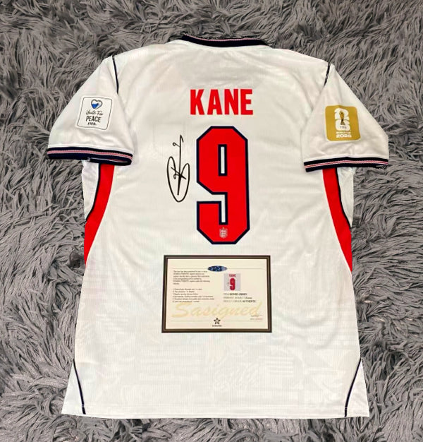 Harry Kane Signed England 2026 World Cup Jersey Shirt - COA - Signature Version