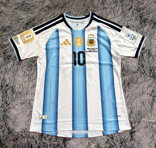 Lionel Messi Signed Argentina 2026/27 Home Jersey Shirt - COA - Signature Version
