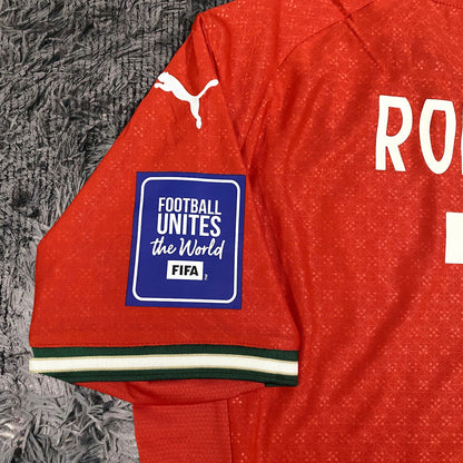 Cristiano Ronaldo Signed Portugal 25/26 Home Jersey Shirt - COA - Signature Version