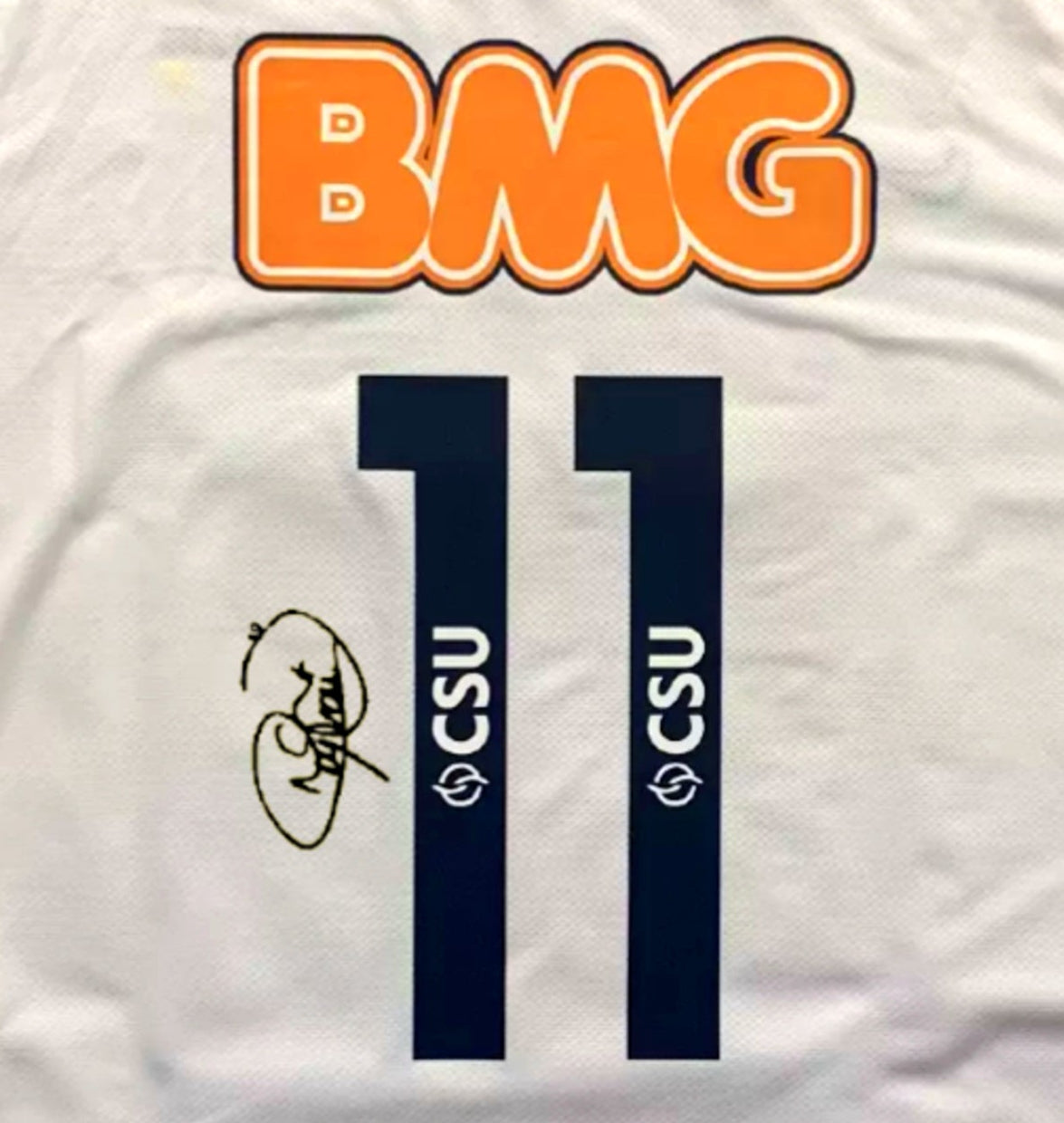 Neymar Jr Signed Santos Debut 11/12 Home Jersey Shirt - COA - Signature Version