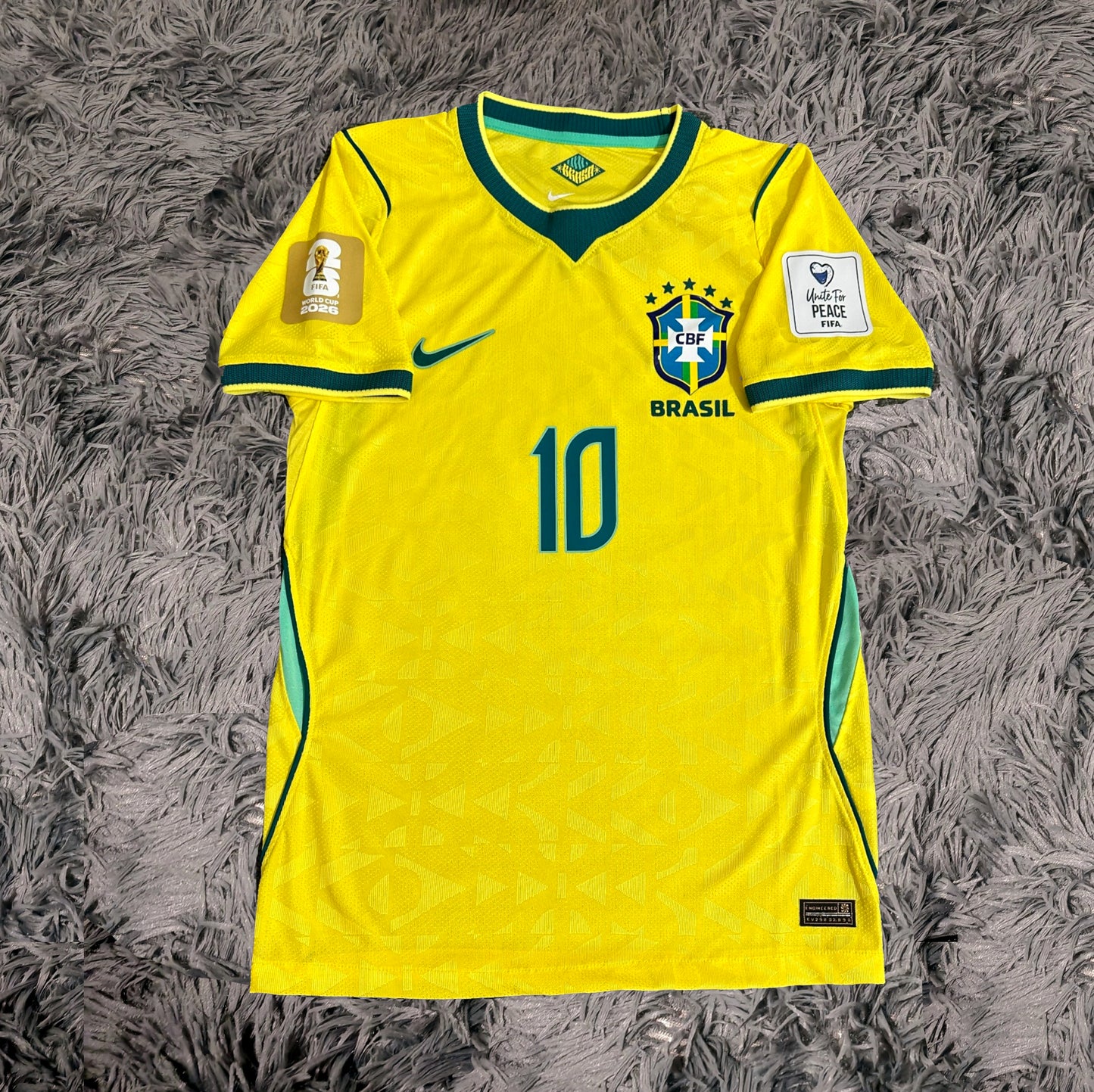 Neymar Jr Signed Brazil 2026/27 Home Jersey Shirt - COA - Signature Version
