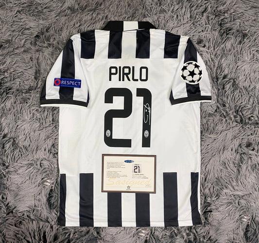 Andres Pirlo Signed Juventus 09/10 Jersey Shirt - COA - Signature Version