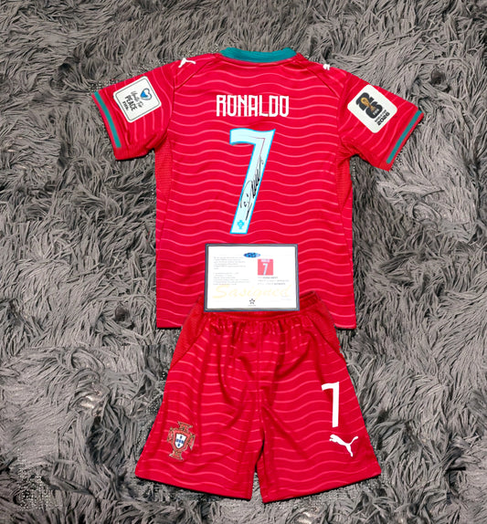 Cristiano Ronaldo Signed Portugal 2026/27 Home Jersey Shirt - COA - Signature Version