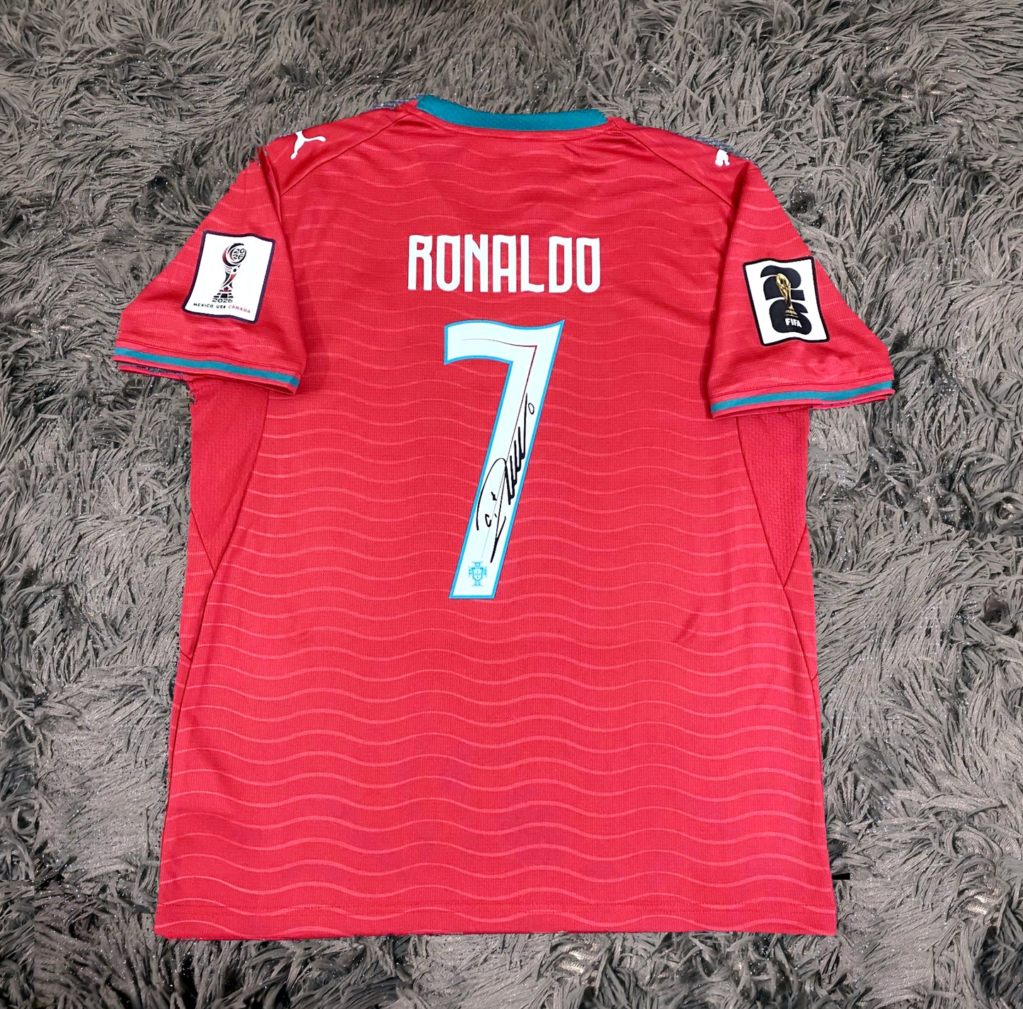 Cristiano Ronaldo Signed Portugal 2026/27 Home Jersey Shirt - COA - Signature Version