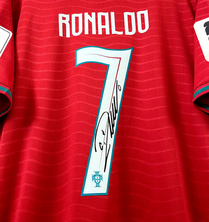 Cristiano Ronaldo Signed Portugal 2026/27 Home Jersey Shirt - COA - Signature Version