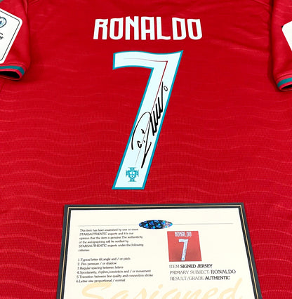 Cristiano Ronaldo Signed Portugal 2026/27 Home Jersey Shirt - COA - Signature Version
