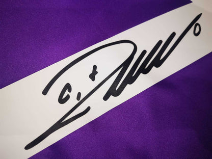Cristiano Ronaldo Signed Real Madrid 17/18 Purple Away Jersey Shirt - COA - Signature Version
