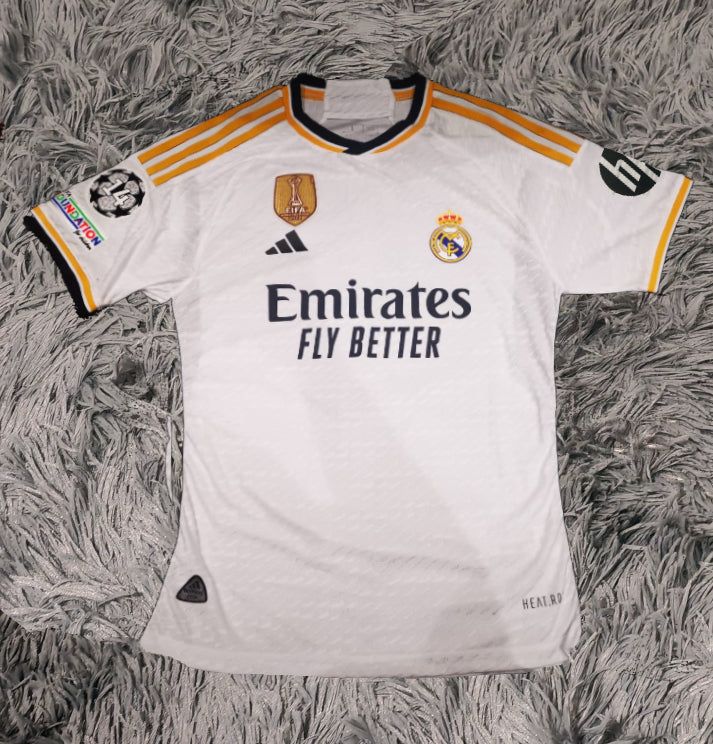 Jude Bellingham Signed Real Madrid Debut 23/24 Home Jersey Shirt - COA - Signature Version