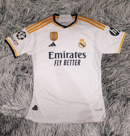 Jude Bellingham Signed Real Madrid Debut 23/24 Home Jersey Shirt - COA - Signature Version