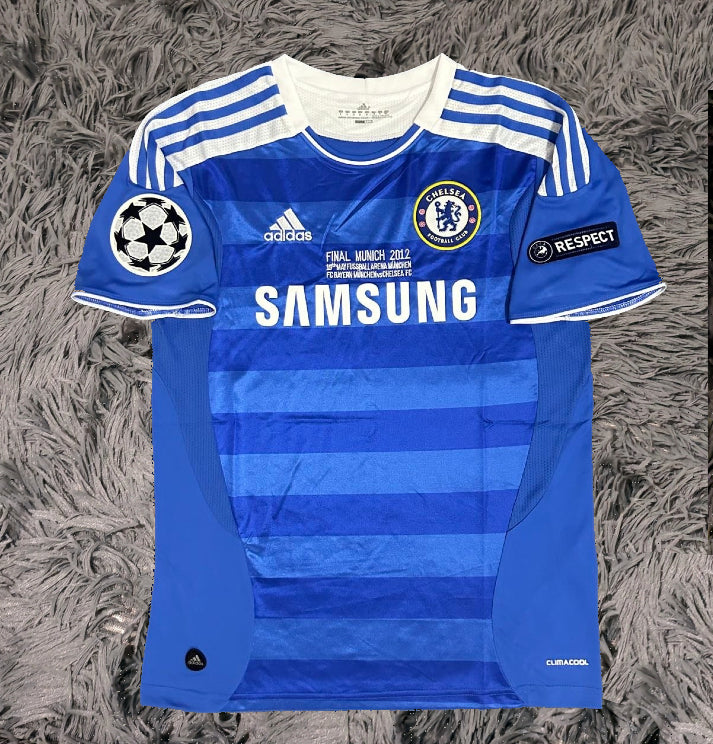 Didier Drogba Signed Chelsea 11/12 Home Jersey Shirt - COA - Signature Version