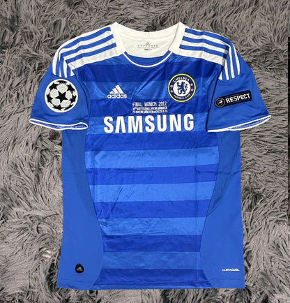 Didier Drogba Signed Chelsea 11/12 Home Jersey Shirt - COA - Signature Version