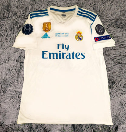Cristiano Ronaldo Signed Real Madrid 17/18 Home Jersey Shirt - COA - Signature Version