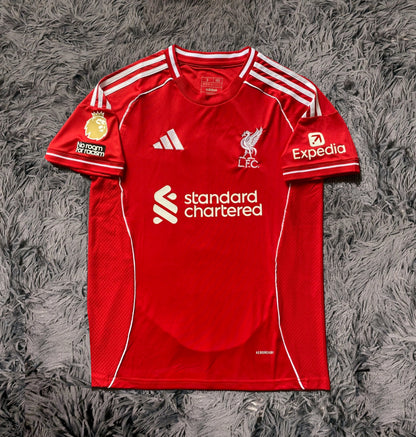 Mo Salah Signed Liverpool 24/25 Home Jersey Shirt - COA - Signature Version