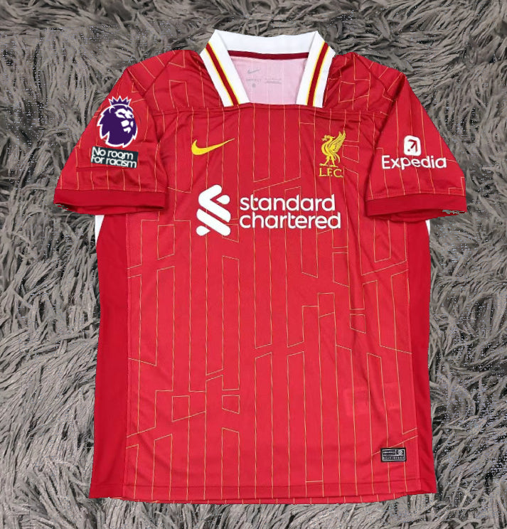 Mo Salah Signed Liverpool 24/25 Home Jersey Shirt - COA - Signature Version