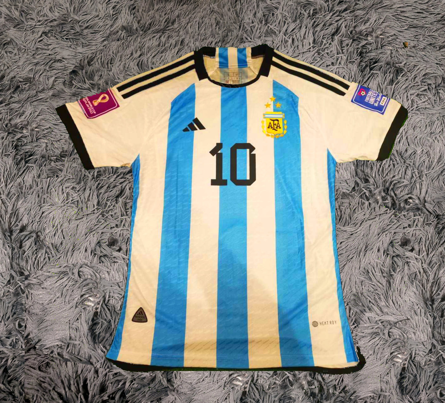 Lionel Messi Signed Argentina 21/22 Home Jersey Shirt - COA - Signature Version