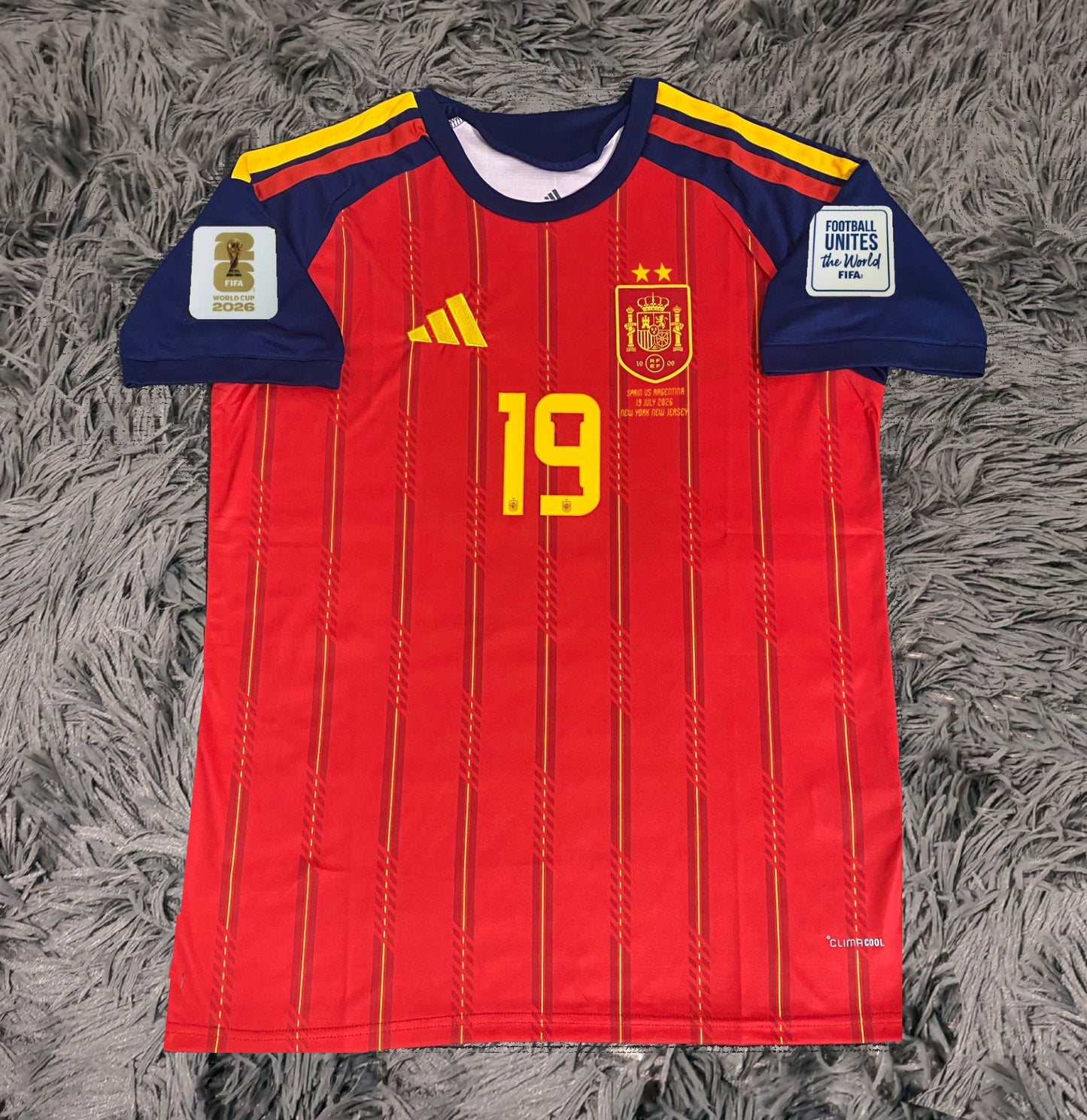 Lamine Yamal Signed Spain 2026/27 Home Jersey Shirt - COA - Signature Version